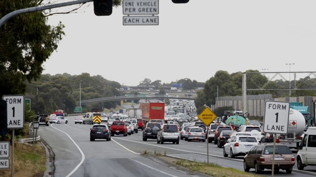 Stop ... Traffic woes triggered by an alleged road-rager.