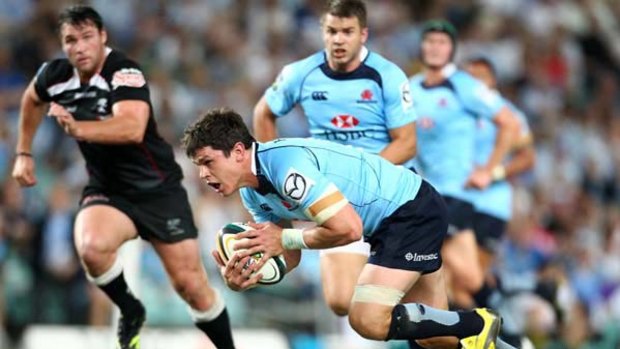 Not going anywhere . . . Waratahs outside-centre Tom Carter has signed a two-year contract extension with the Super 14 team.