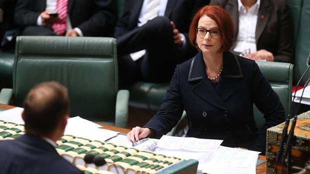 Gruesome twosome: Tony Abbott and Julia Gillard are the most unpopular leadership offering in nearly 20 years.