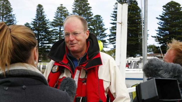 Skipper Grant Dunoon helped rescue fellow racers.