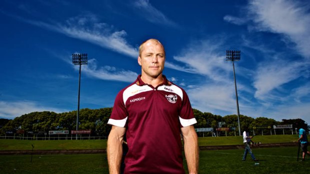 Tiny terrier: Geoff Toovey.