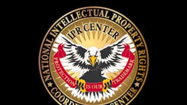 National Intellectual Property Rights Coordination Center logo.