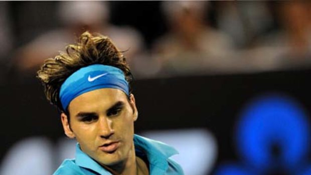 The wise master ... Roger Federer.