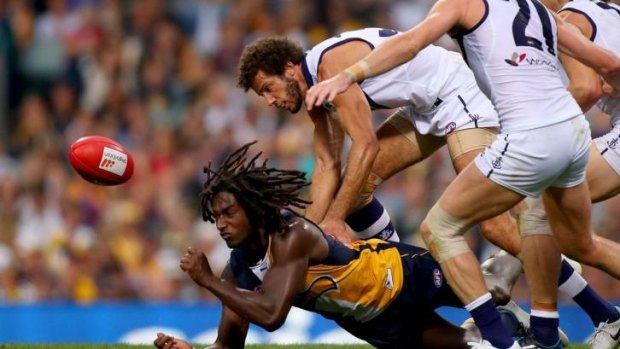 Nic Naitanui said West Coast was "his home", after signing a new five-year deal with the Eagles.