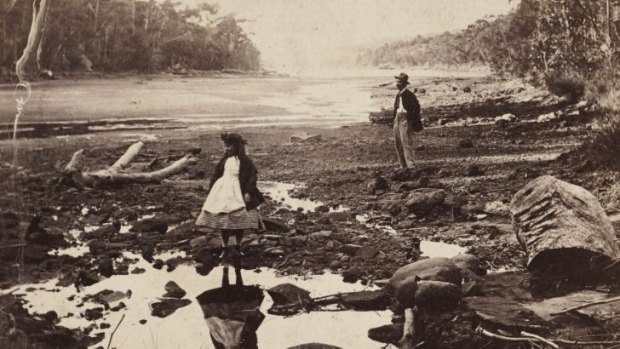 Miraculous composition: An anonymous photo of Australian scenery, Middle Harbour, Port Jackson (c. 1865).