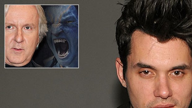 John Mayer ... breaks down the tricks of the media industry for Avatar director James Cameron.