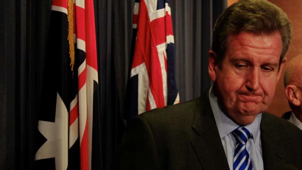Taking charge ... Premier of NSW Barry O' Farrell.
