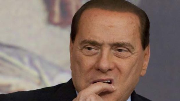 Italian Premier Silvio Berlusconi.
