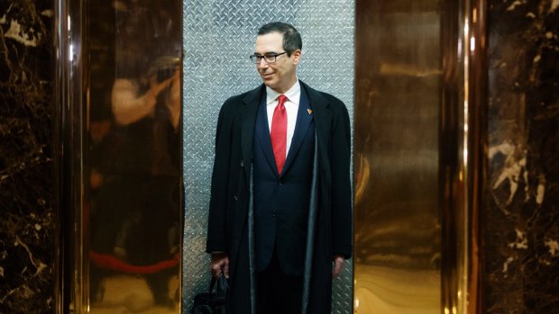 Steven Mnuchin, the Trump nominee for Treasury Secretary.