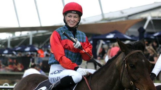 Chance to shine:  Ron Quinton said female jockeys such as Kathy O'Hara compare favourably to their male colleagues.