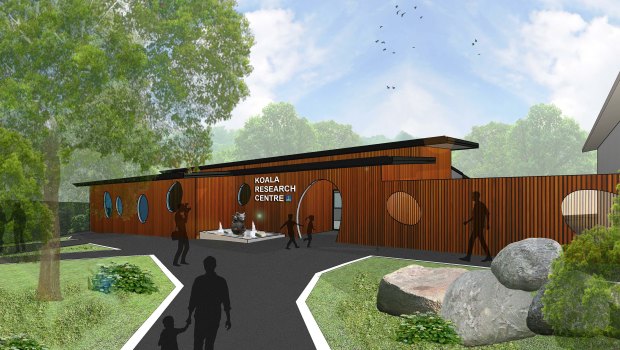 Design image for the new koala research centre at Lone Pine Koala Sanctuary 