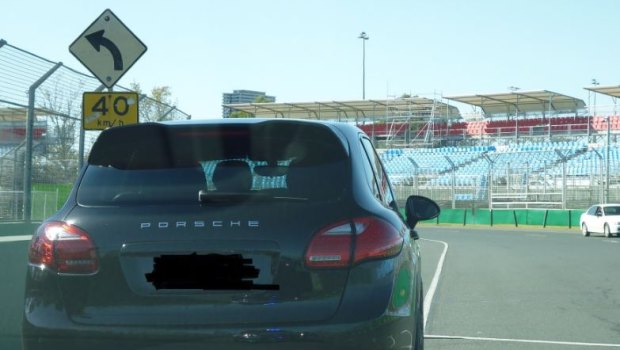 Police impounded this Porsche within about 10 minutes of it being bought. 