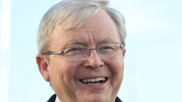 Kevin Rudd had threatened legal action over the report on the cabinet files.