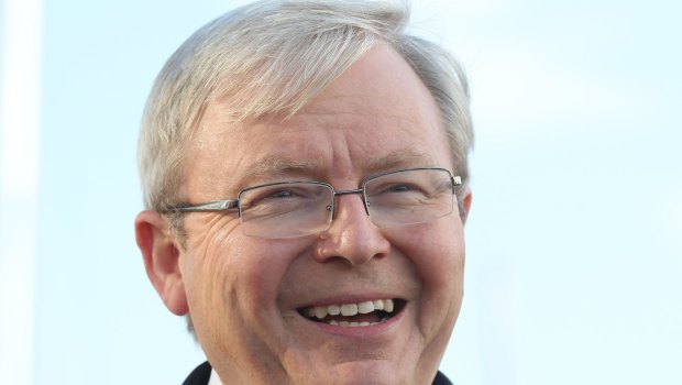 Kevin Rudd had threatened legal action over the report on the cabinet files.