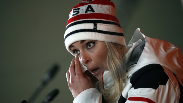 It's been an emotional Olympics for Vonn.