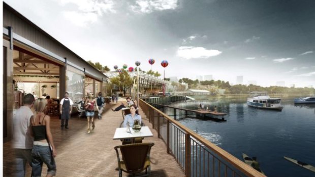 Howard Smith Wharves as it will appear in September 2018.
