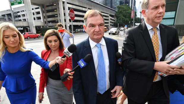 Former Ipswich mayor Paul Pisasale arrives at court this week.