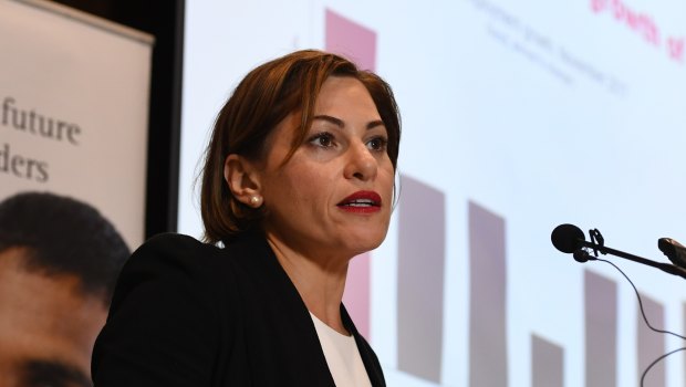 Treasurer Jackie Trad says the Deloitte report paints a picture of increasingly positive economic conditions in Queensland.