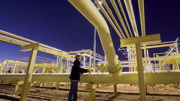 The Santos coal seam methane gas project in Fairview, Queensland. 