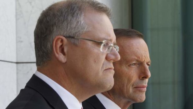 Treasurer Scott Morrison has hit back at former prime minister Tony Abbott. 