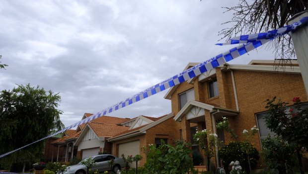 The residence in Callistemon Rise, Mill Park, where the stabbing is alleged to have occurred on Friday afternoon. 