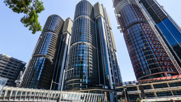 Lendlease's Barangaroo office towers in Sydney.