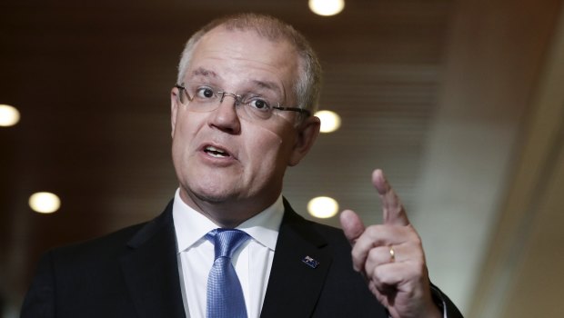 Treasurer Scott Morrison on Tuesday. 