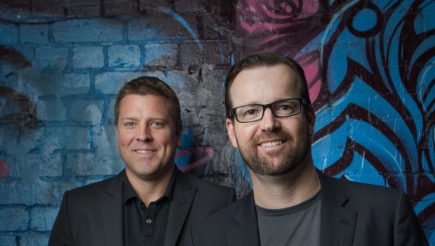 Aconex founders Leigh Jasper and Rob Philpott will each walk away with a cool $100 million.