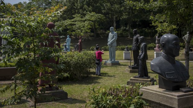 More than 200 statues of Chiang Kai-shek from around Taiwan have been relocated to this park in Taoyuan.