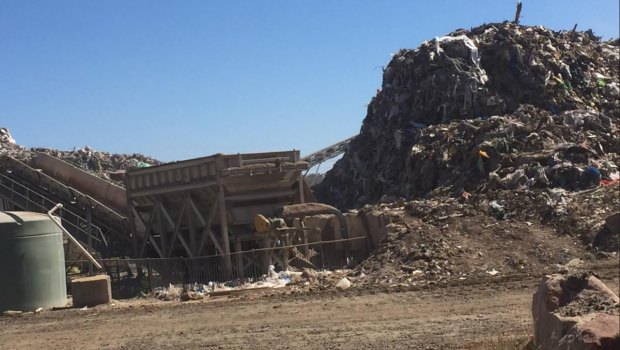 One of three landfills operating in Ipswich, where odour complaints are becoming regular.
