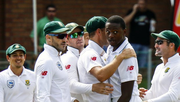 Charged again: Kagiso Rabada.