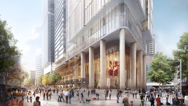 Walker Corporation proposed new commercial tower at 6 and 8 Parramatta Square. Image Supplied