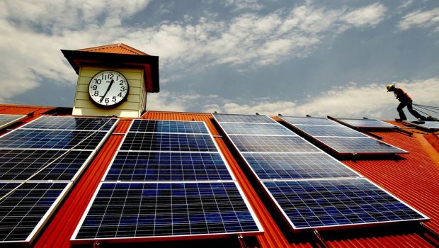 Solar installations on public buildings are providing additional power, helping Australian communities keep power local.