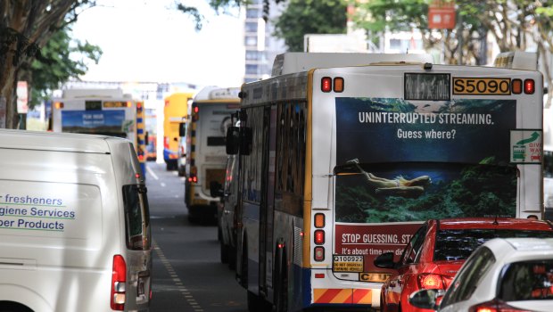 The cost of public transport is down 11.3 per cent in Brisbane.