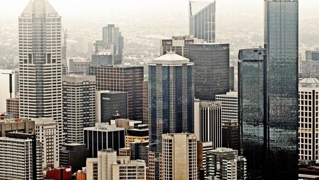 Melbourne CBD is fast becoming dominated by high rises.