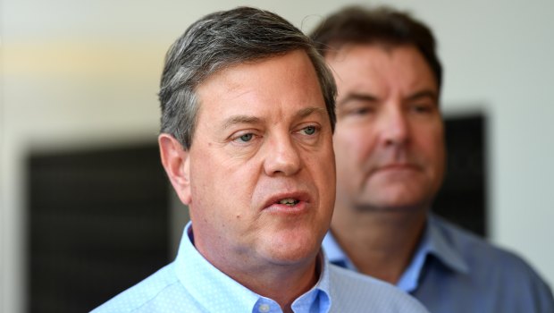 Opposition Leader Tim Nicholls announced the LNP's Buy Local policy at the weekend, offering a price match guarantee.