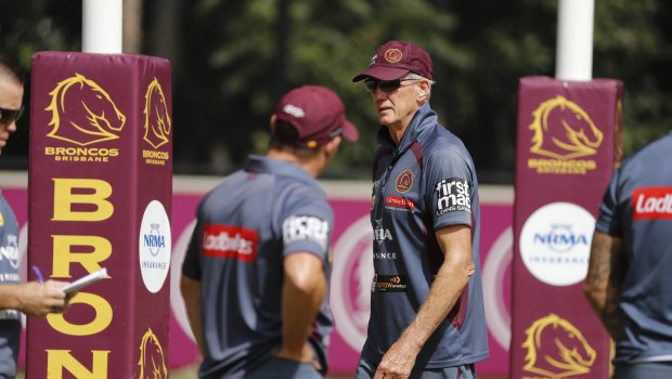 The master: Wayne Bennett made his point in emphatic style.