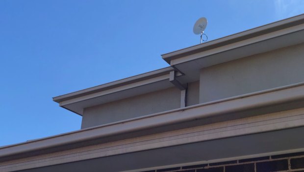 The fixed wireless dish on my roof.