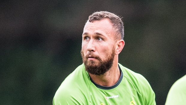 Going nowhere: Quade Cooper says he'll stay in Queensland.