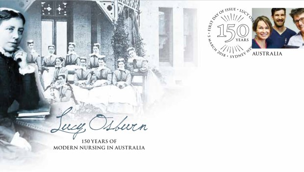 The Lucy Osborn envelope released by Australia Post.