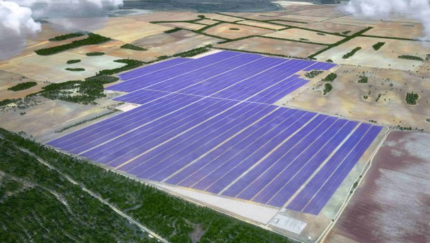 The Sunraysia solar farm will cover approximately 1000 hectares of land.