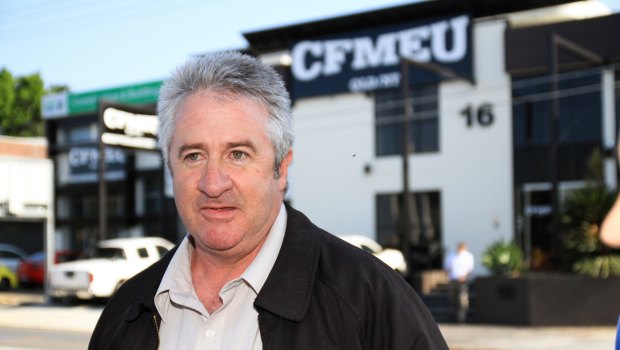 CFMEU national secretary Dave Noonan 