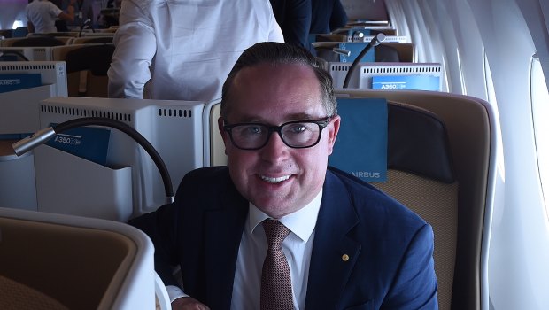 Qantas CEO Alan Joyce wants company tax cuts.