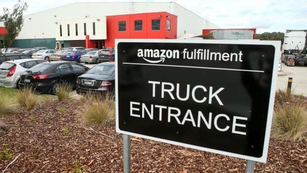 A building next to Amazon's Dandenong warehouse is for sale.
