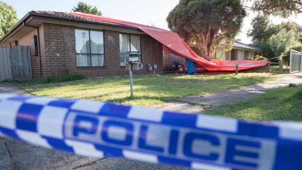 The house in Endeavour Drive, Cranbourne North, where a 15-year-old boy was beaten with a metal pole.