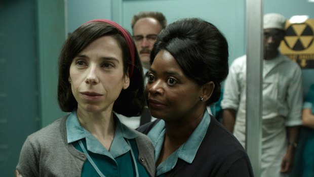 Sally Hawkins, left, and Octavia Spencer in <i>The Shape of Water</i>.