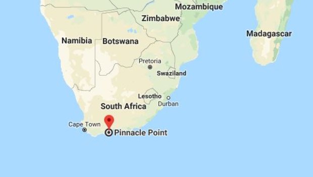 Scientists say that although shards from the Sumatra eruption were present in Pinnacle Point, South Africa, they also found evidence life continued as normal.