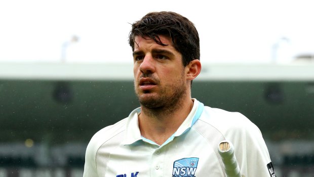 Long road back: Moises Henriques returned to form with an unbeaten century against Tasmania last week.