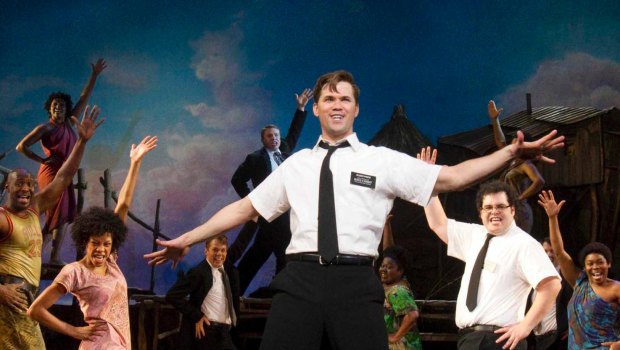 The Book of Mormon has arrived in Sydney. The Mormon church has embraced the show since it premiered on Broadway with Andrew Rannells (pictured) in the lead role.