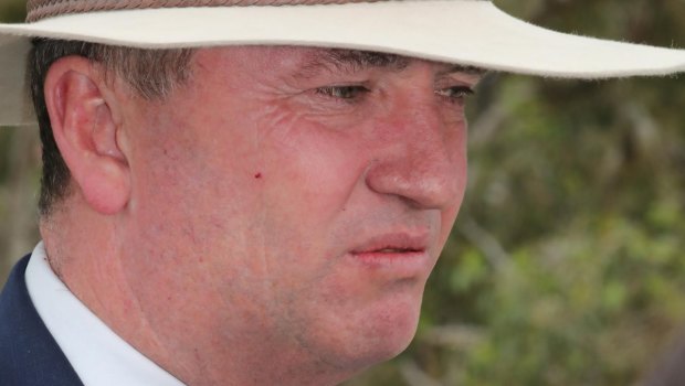 Barnaby Joyce resigned his position as Nationals leader on Friday.